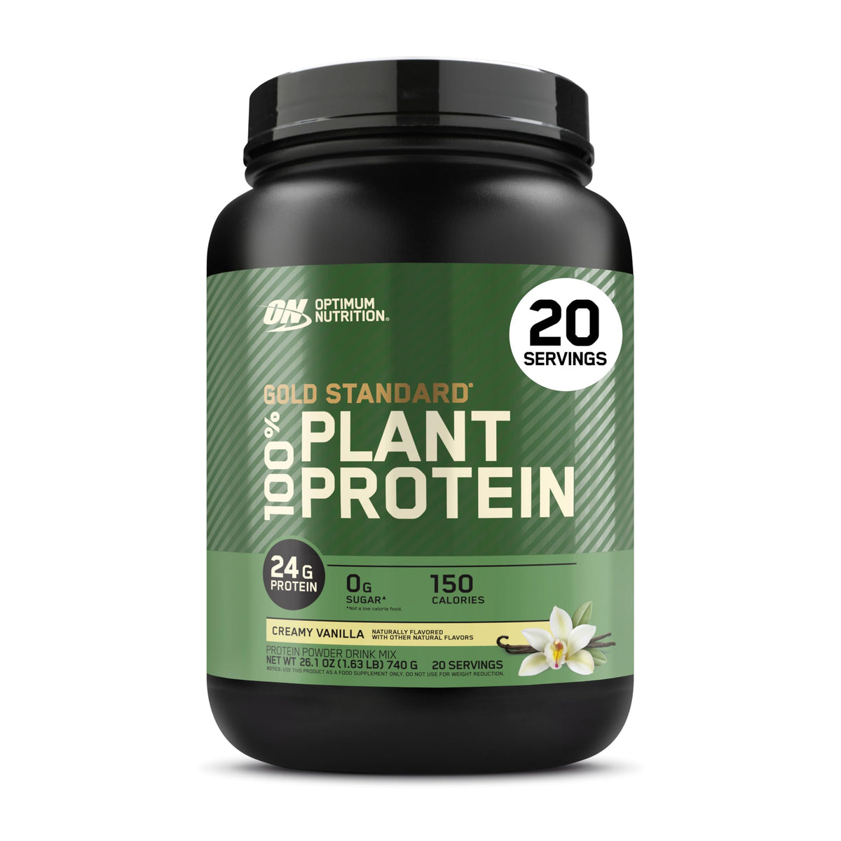 Plant Based Protein Powder Creamy Vanilla 20 Servings U615890
