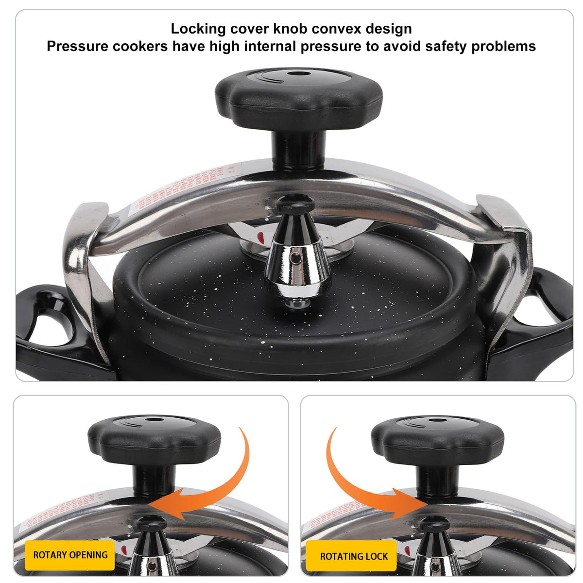 Aluminum Stovetop Pressure Cooker 2L B12432