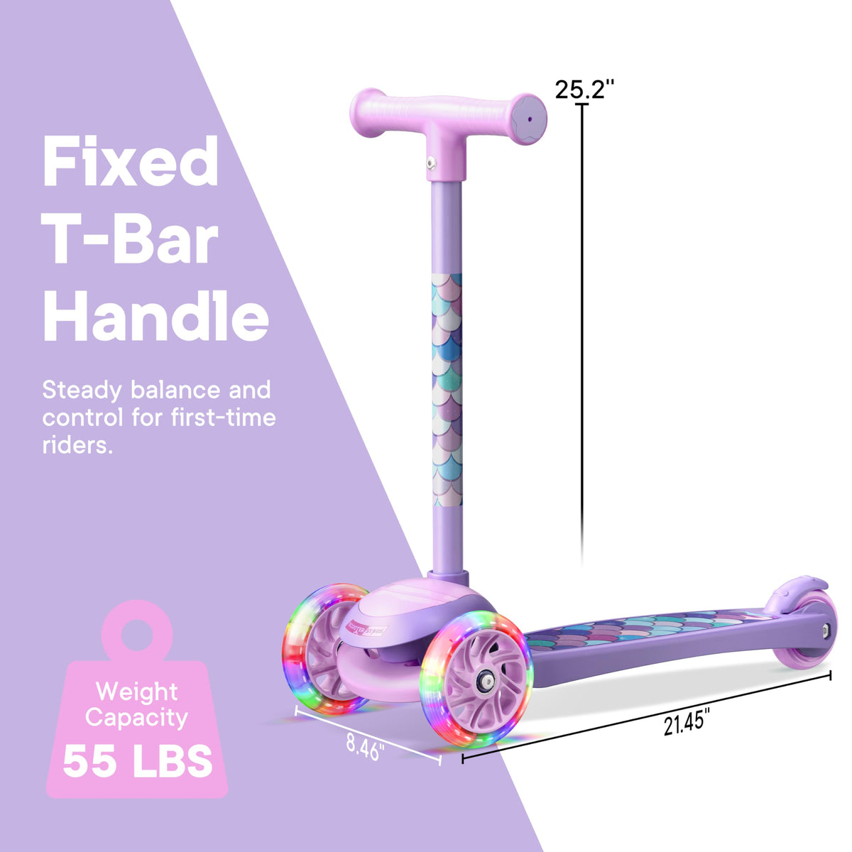 3 Wheel Light Up LED Scooter for Kids L7371
