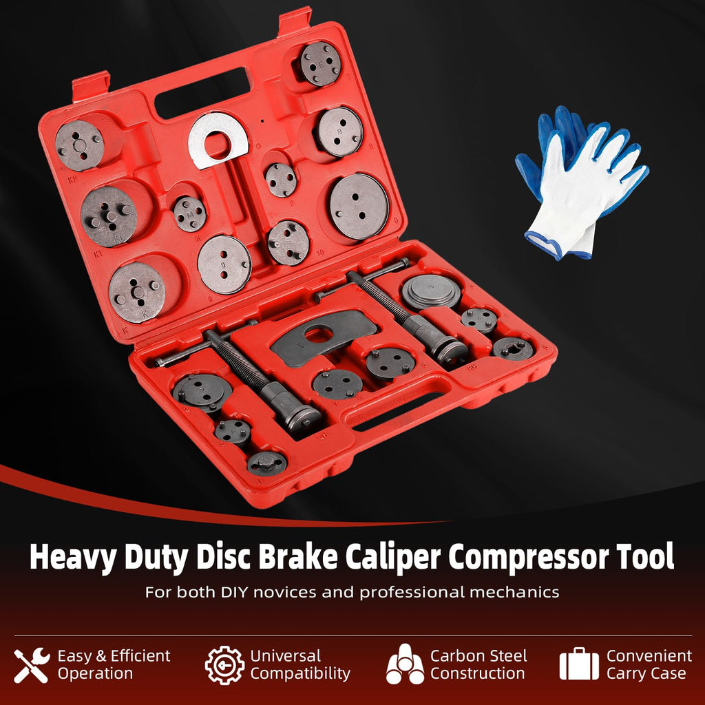 Disc Brake Caliper Compressor Wind Back Tool 24pc N41830