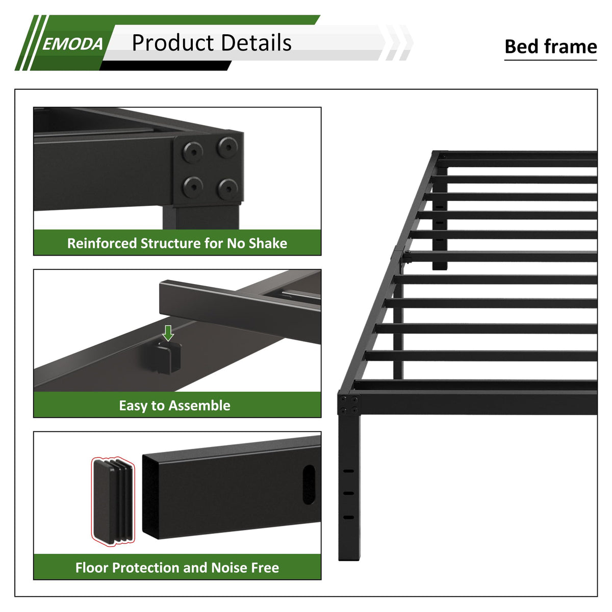 Queen Bed Frame with Storage X458530