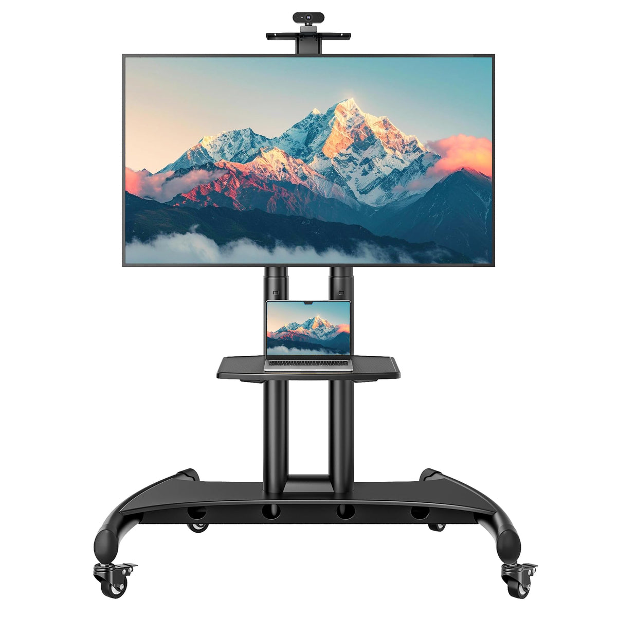 Rolling TV Stand with Shelf for 32-83" TV H618
