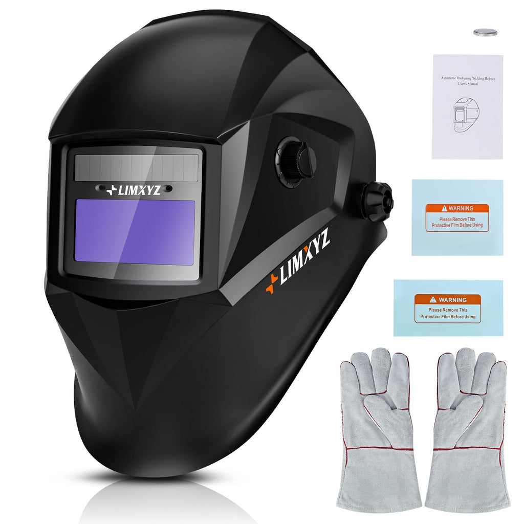 Auto Darkening Welding Helmet Solar Powered G504