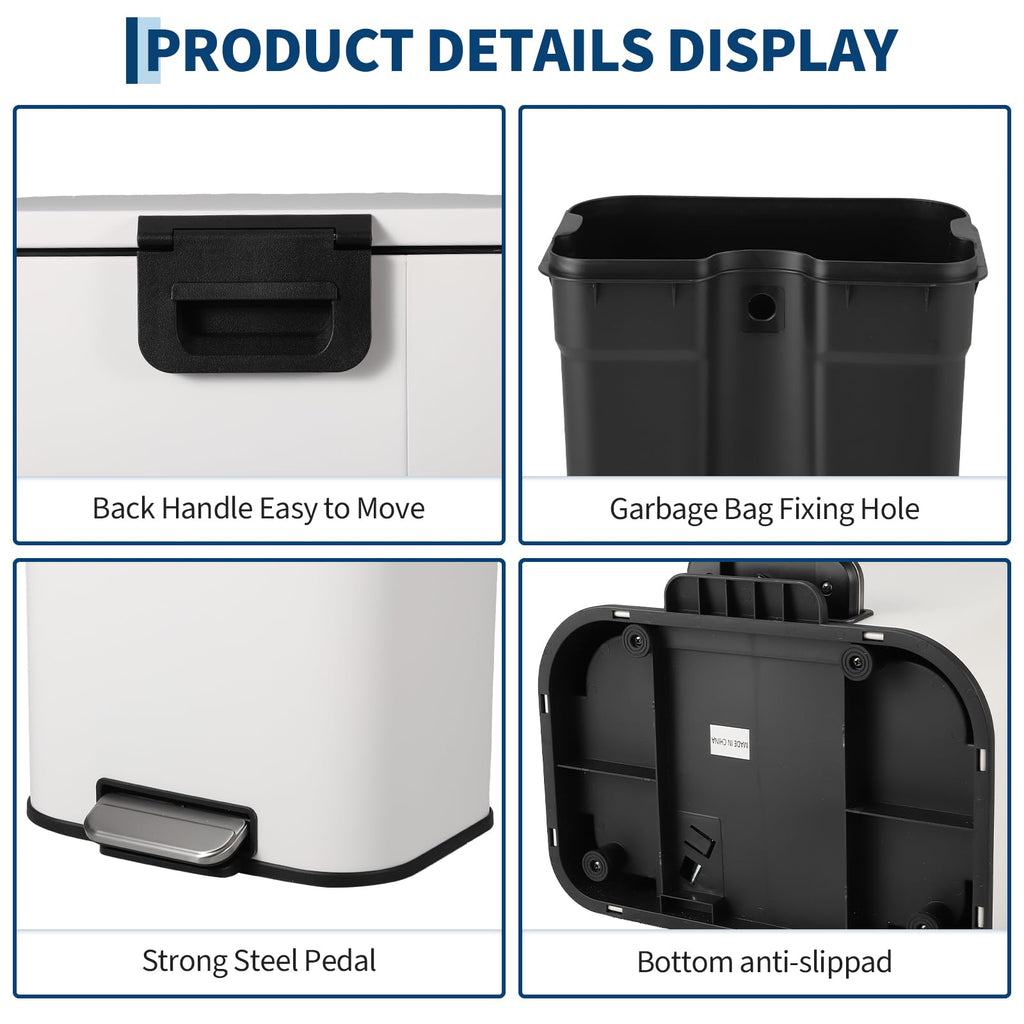 Stainless Steel 50L Trash Can O203