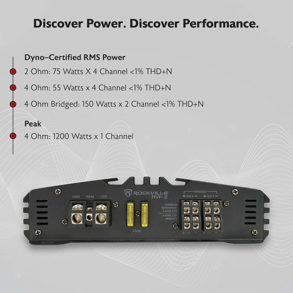 4 Channel Car Stereo Amplifier R8143