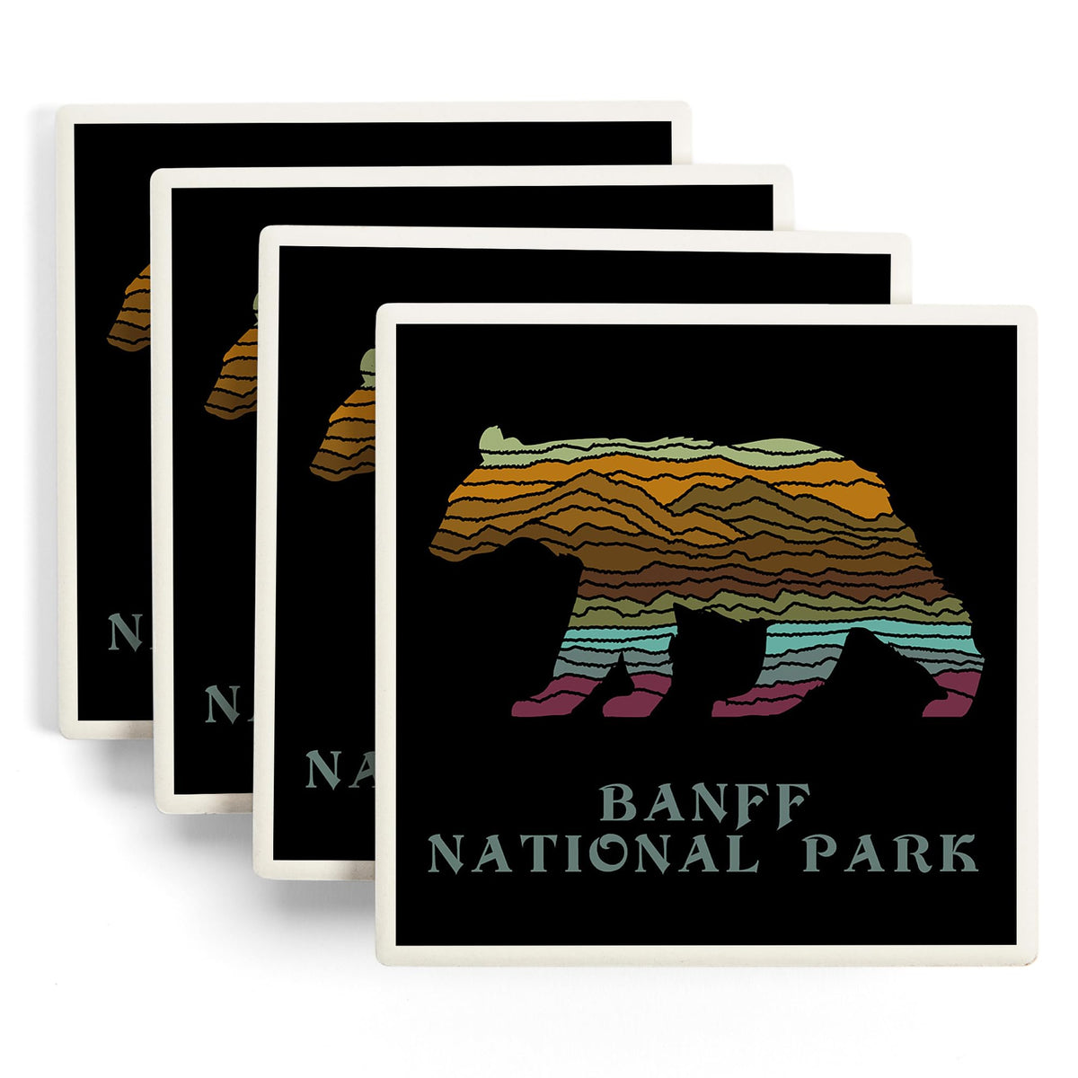 Ceramic Coasters Set of 4 H237684