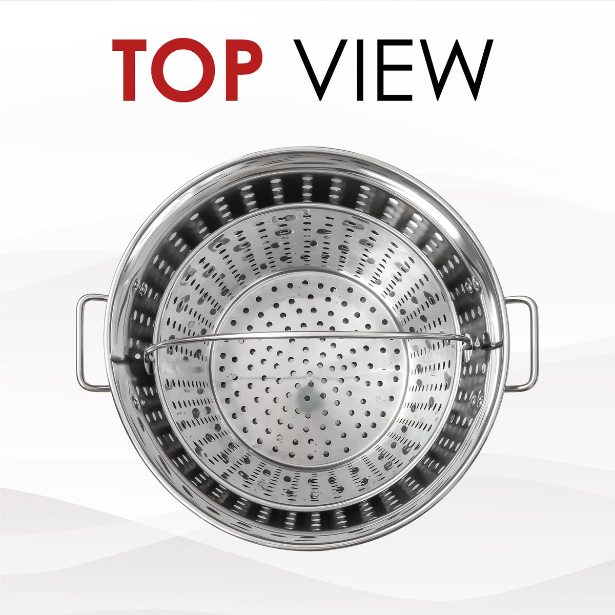 Stainless Steel Stock Pot with Steamer Basket 40 Quart S179792