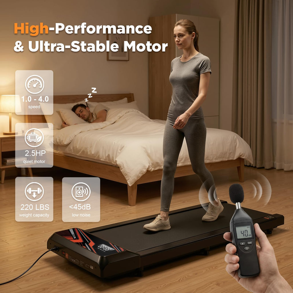 2.5HP Portable Compact Treadmill with Incline and Remote L412499