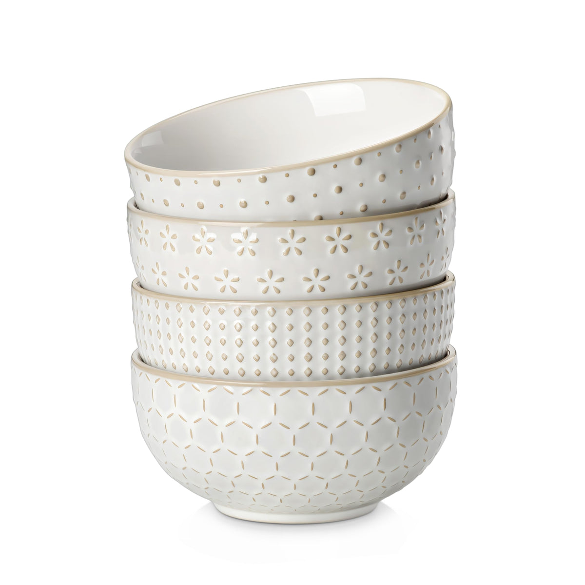 30 Ounce Ceramic Soup Bowls Set of 4 T175