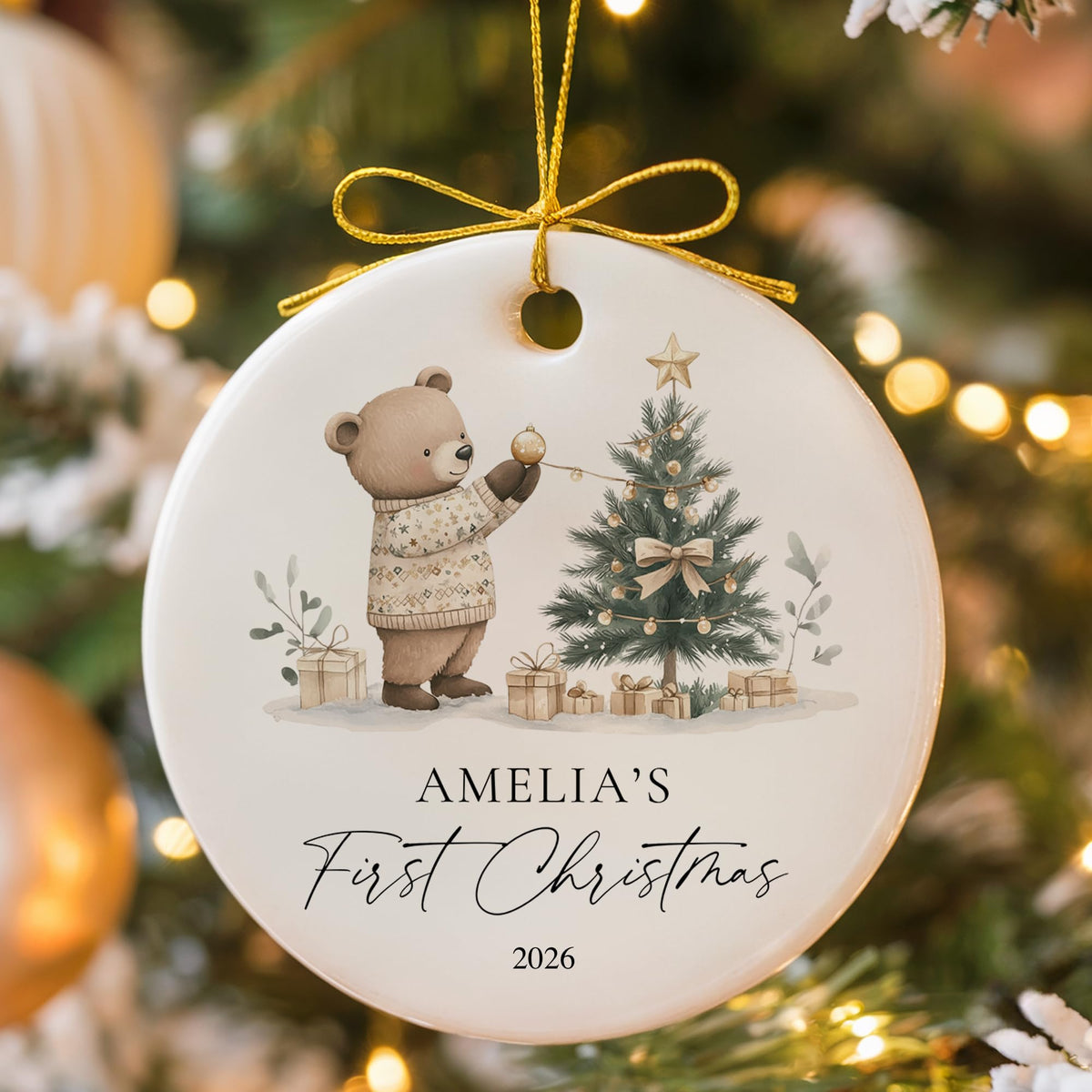 Baby's First Christmas Ornament 2026 Q22083