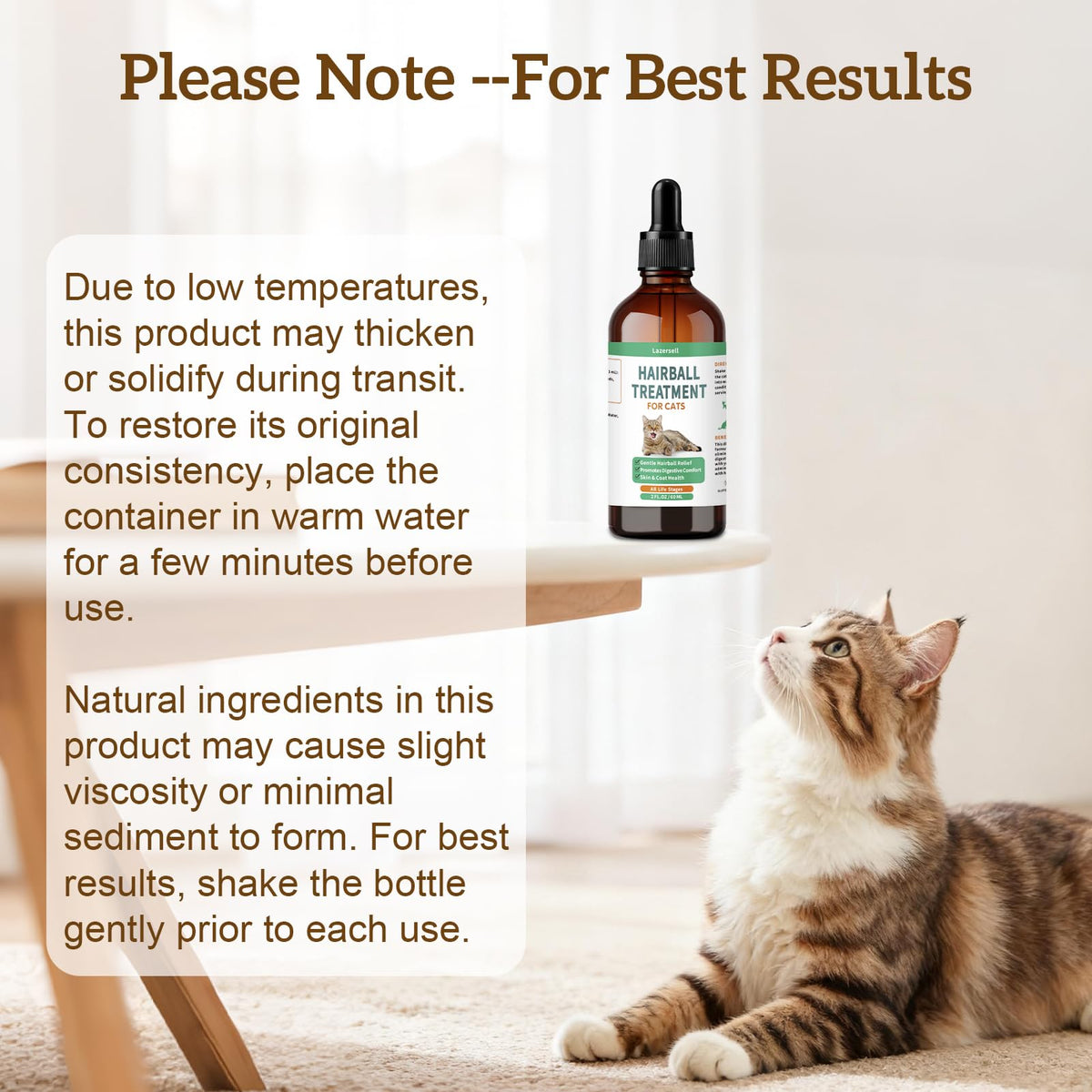 Cat Hairball Remedy with Natural Ingredients & Vitamins U9446