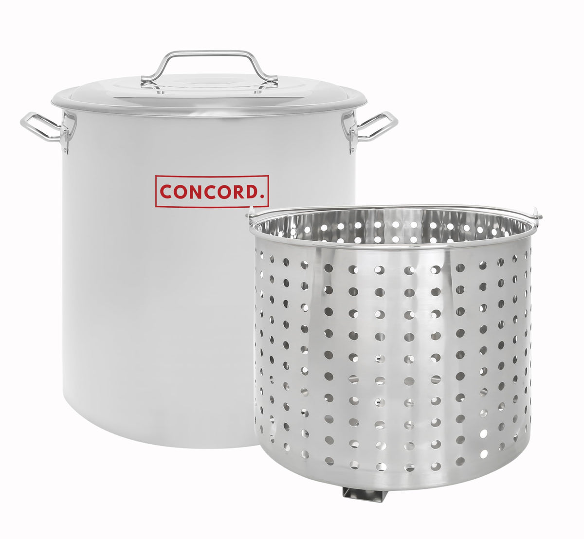 Stainless Steel Stock Pot with Steamer Basket 40 Quart S179792
