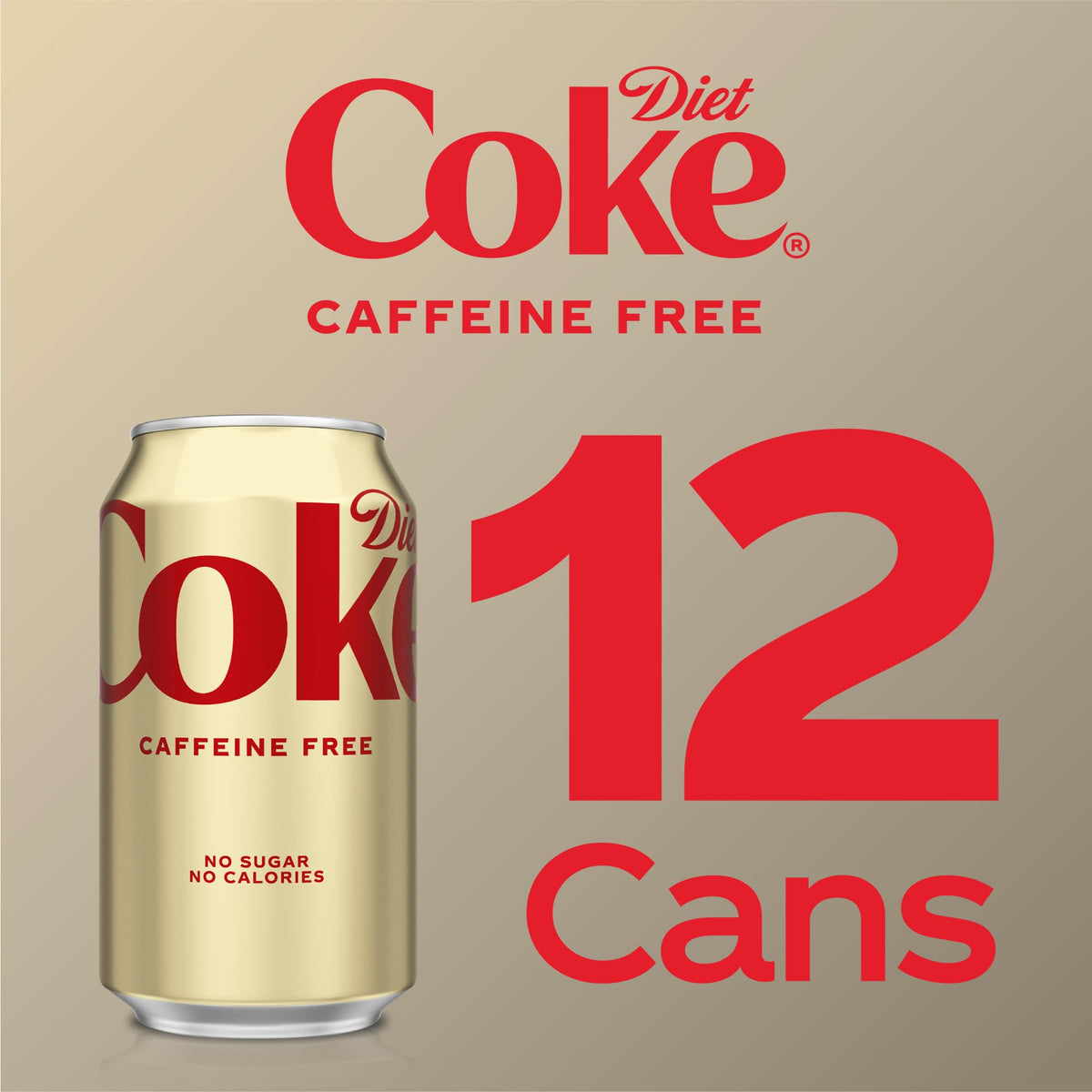 Caffeine Free Soda Soft Drink, 12 fl oz, 12 Pack J2011