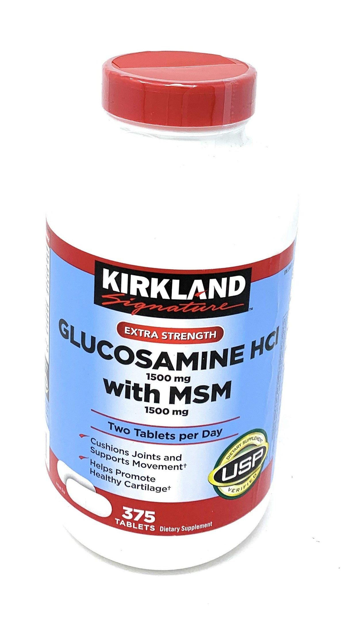 Extra Strength Glucosamine HCI 1500mg with MSM 1500mg 375-Count Tablets Y226679