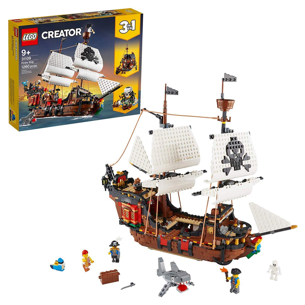 3 in 1 Pirate Ship Building Set Q347