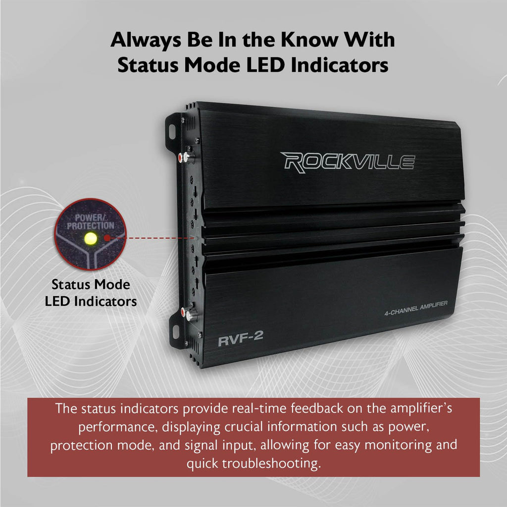 4 Channel Car Stereo Amplifier R8143