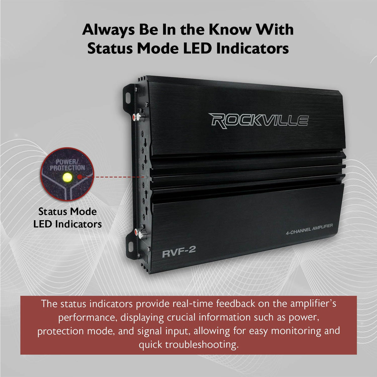 4 Channel Car Stereo Amplifier R8143
