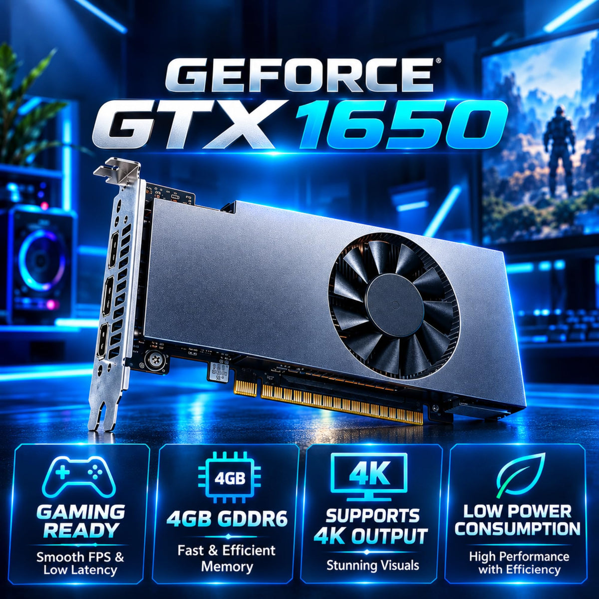 Gaming PC, i5, 32GB RAM, 1TB SSD + 4TB HDD I988480