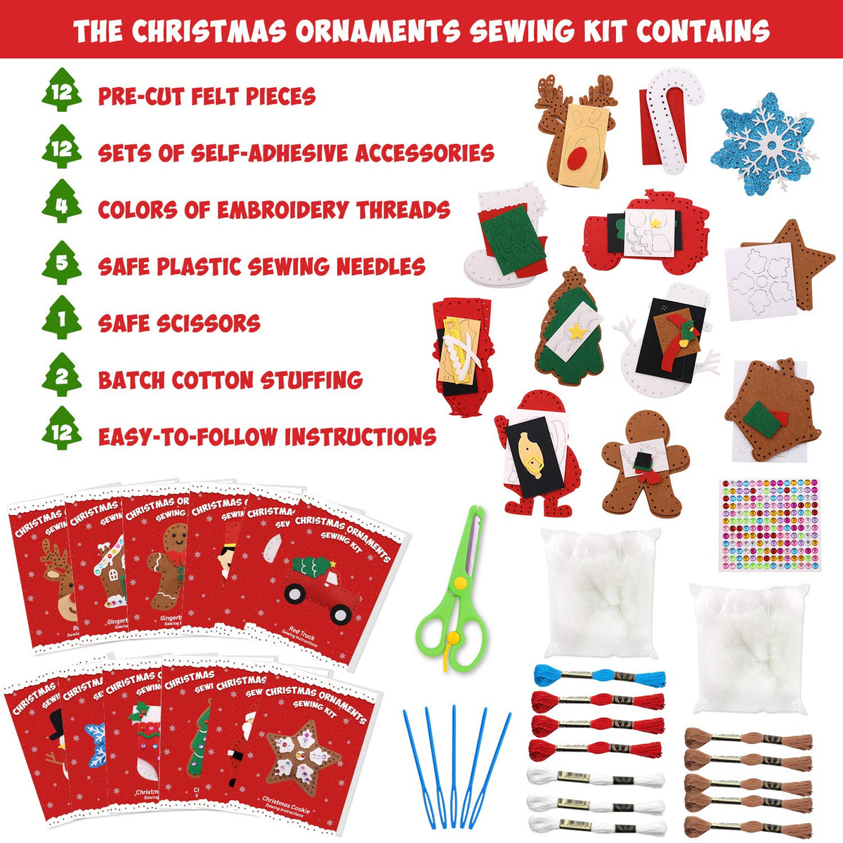 Christmas Sewing Kit for Kids P384