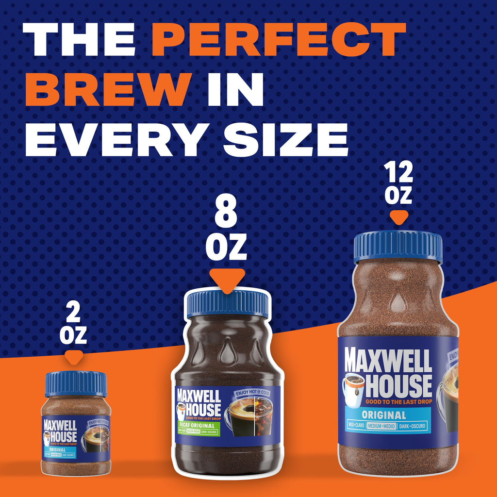 Instant Coffee, Original Roast Decaffeinated, 8 oz Jar R7157