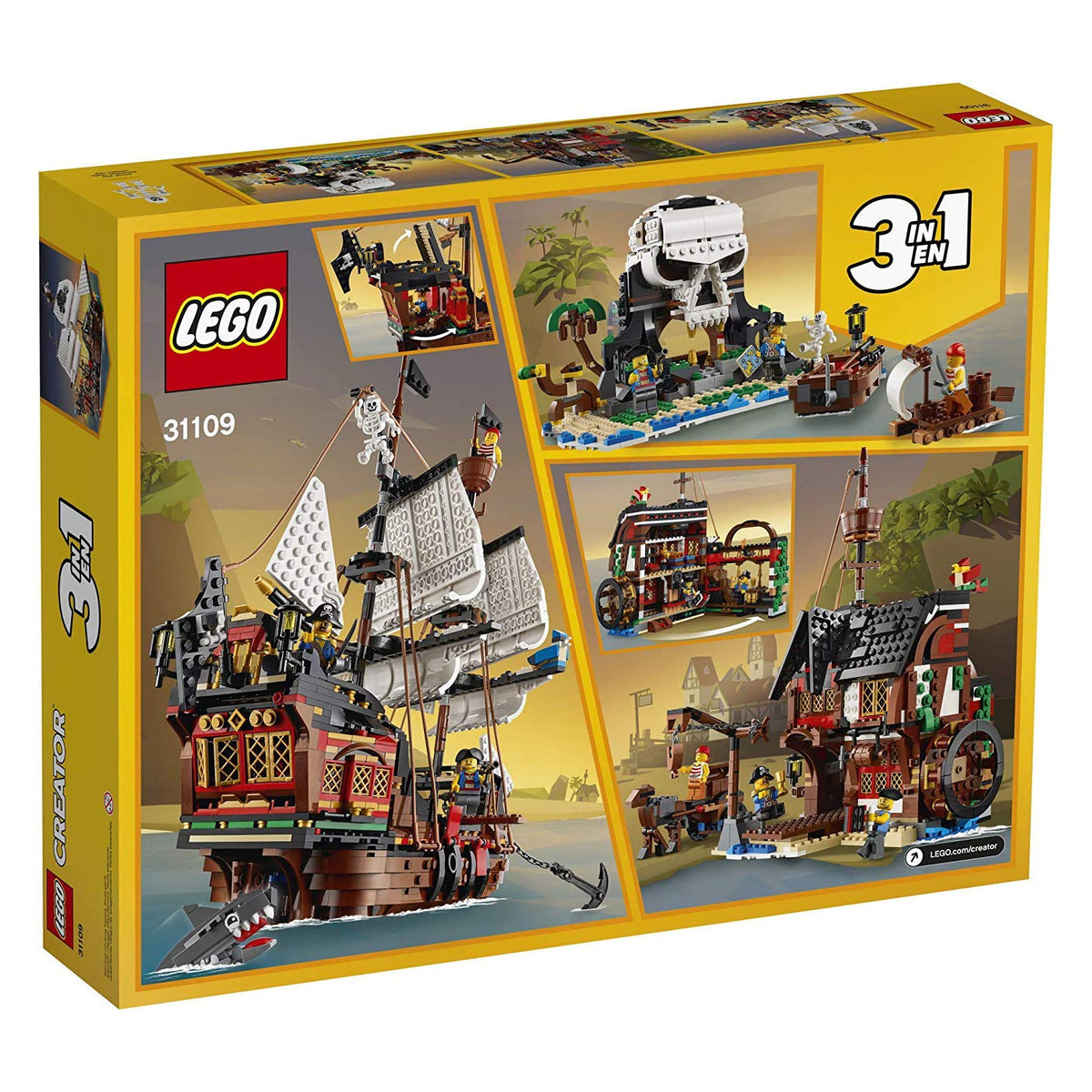 3 in 1 Pirate Ship Building Set Q347
