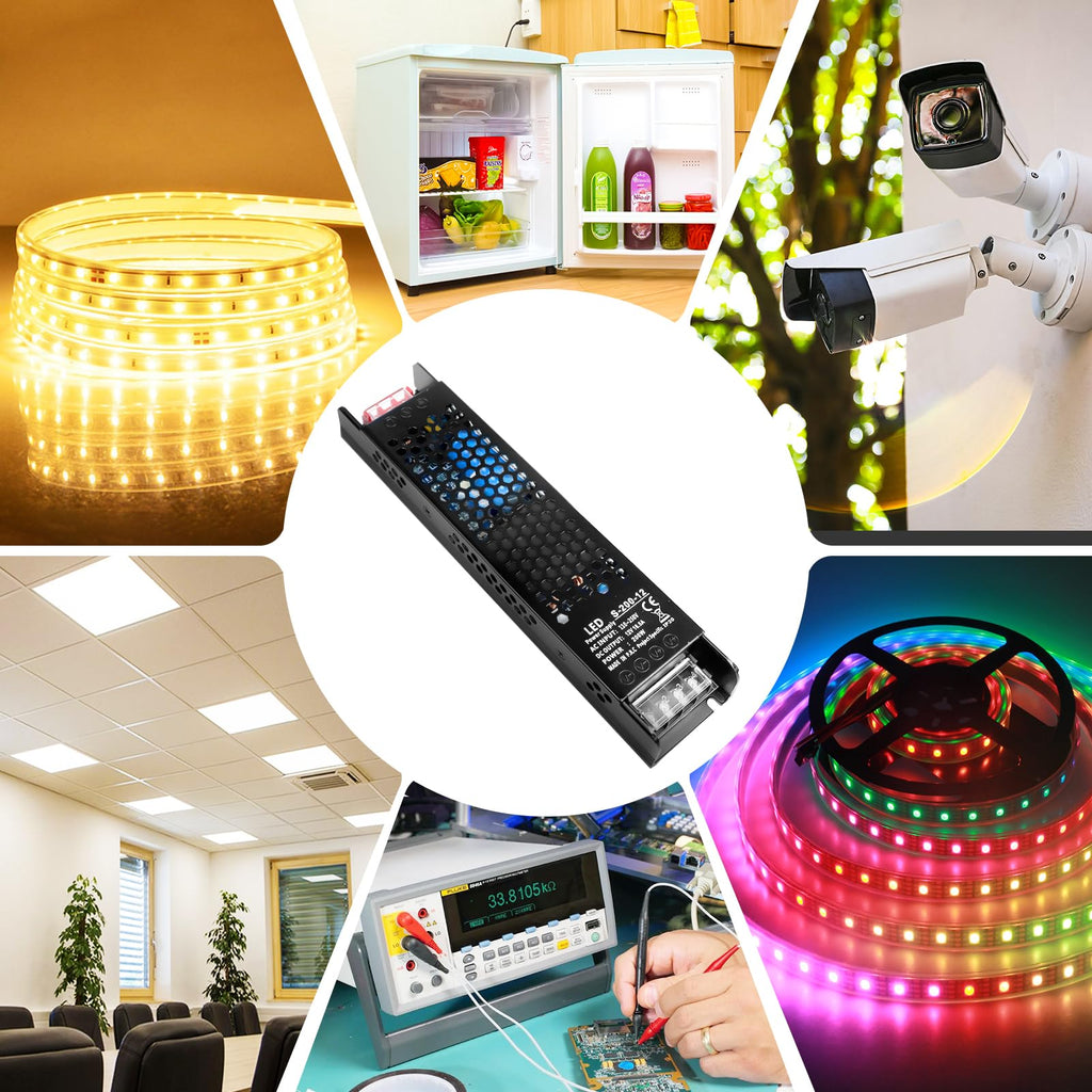 12V 200W Ultra Thin LED Power Supply Z5434