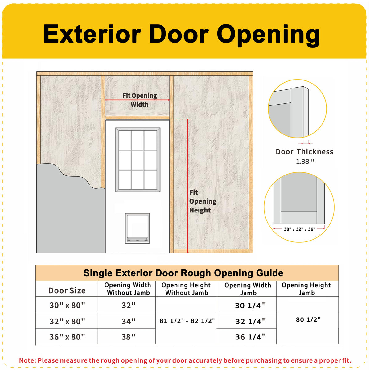 36"x 80" 9-Lite Clear Glass Exterior Door P628