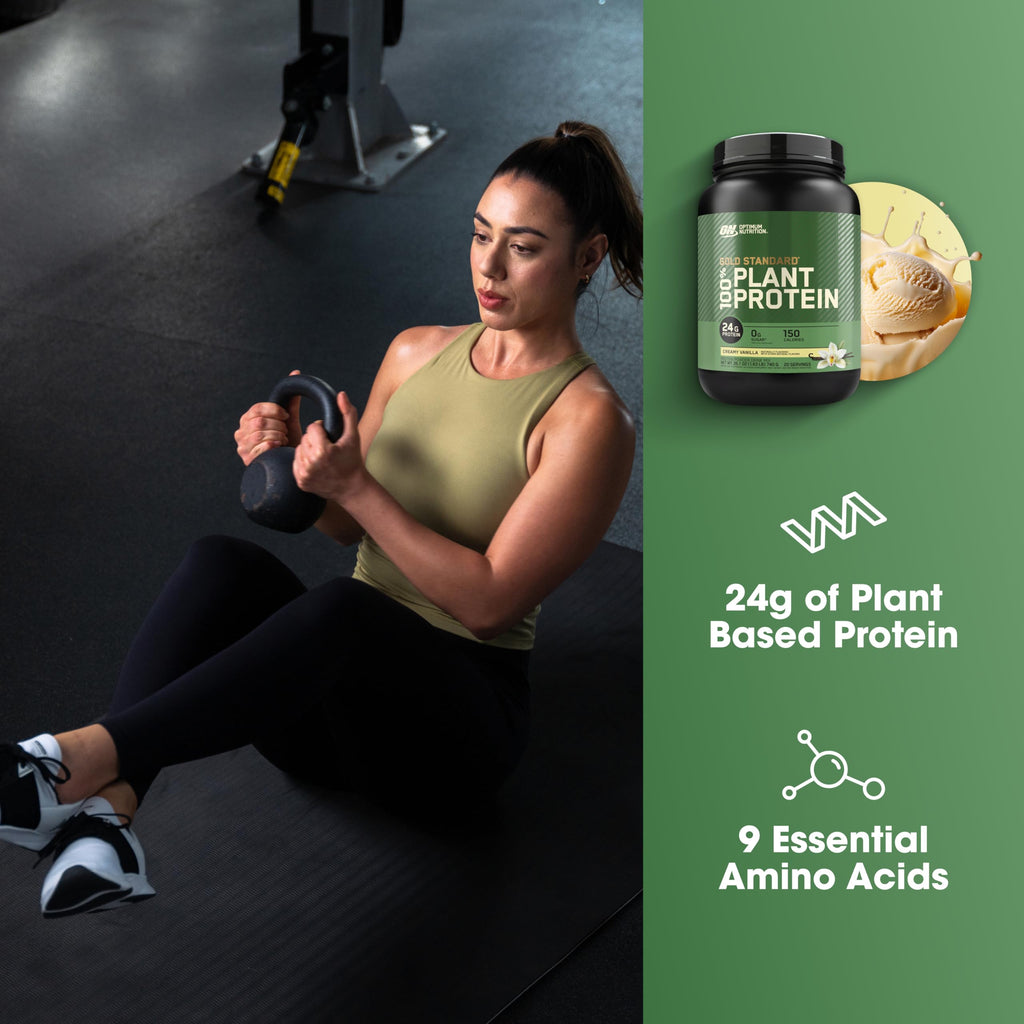 Plant Based Protein Powder Creamy Vanilla 20 Servings U615890