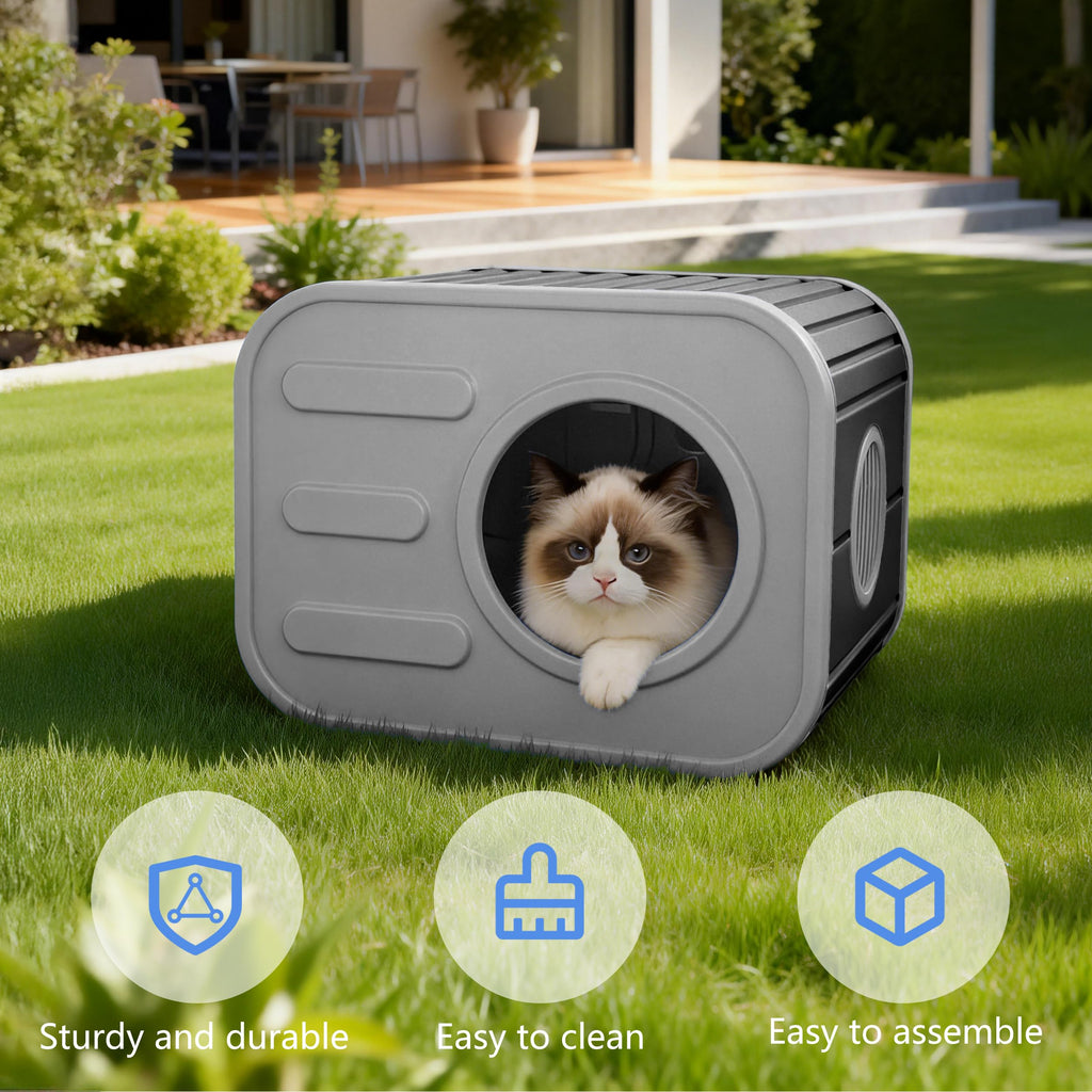 Weatherproof Outdoor Cat House S817622