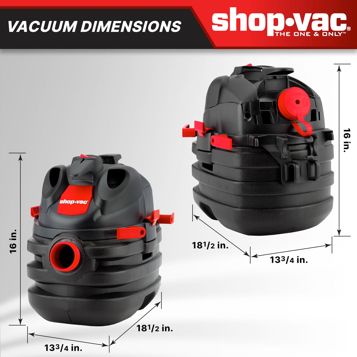 5 Gallon 6.0 Peak HP Portable Wet/Dry Vacuum M665805