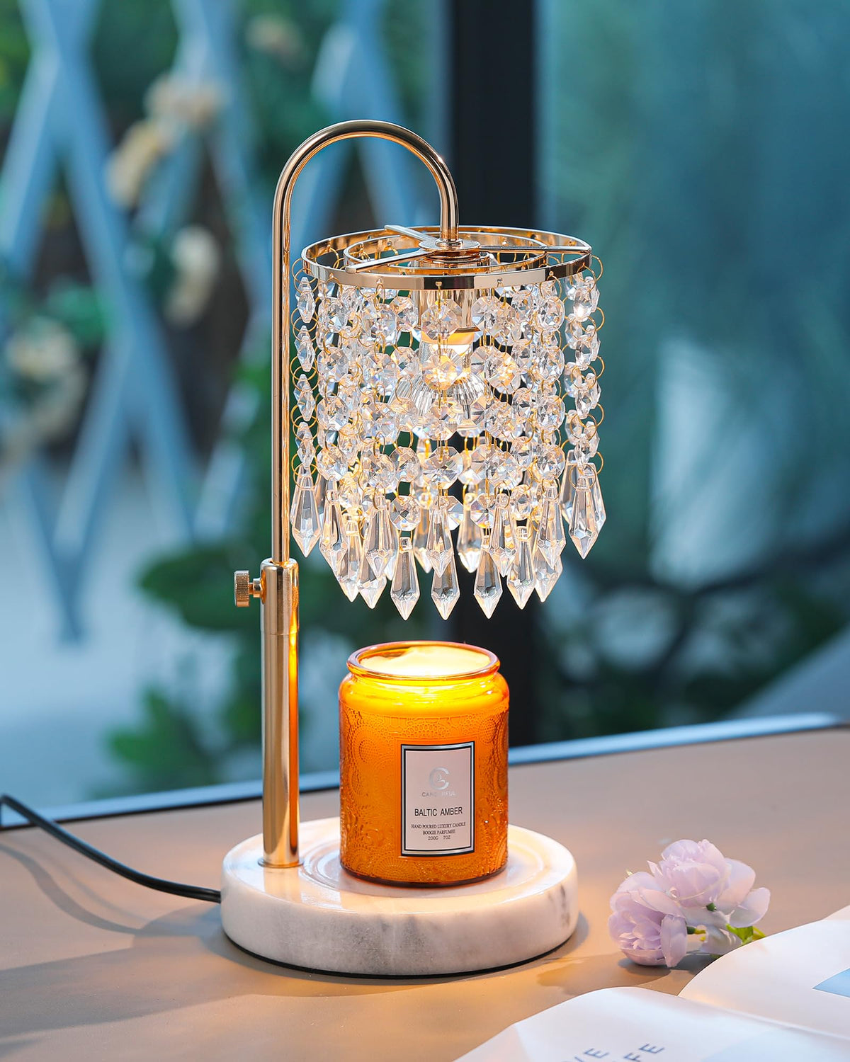 Candle Warmer Lamp with Timer Dimmer and 3 Bulbs S764