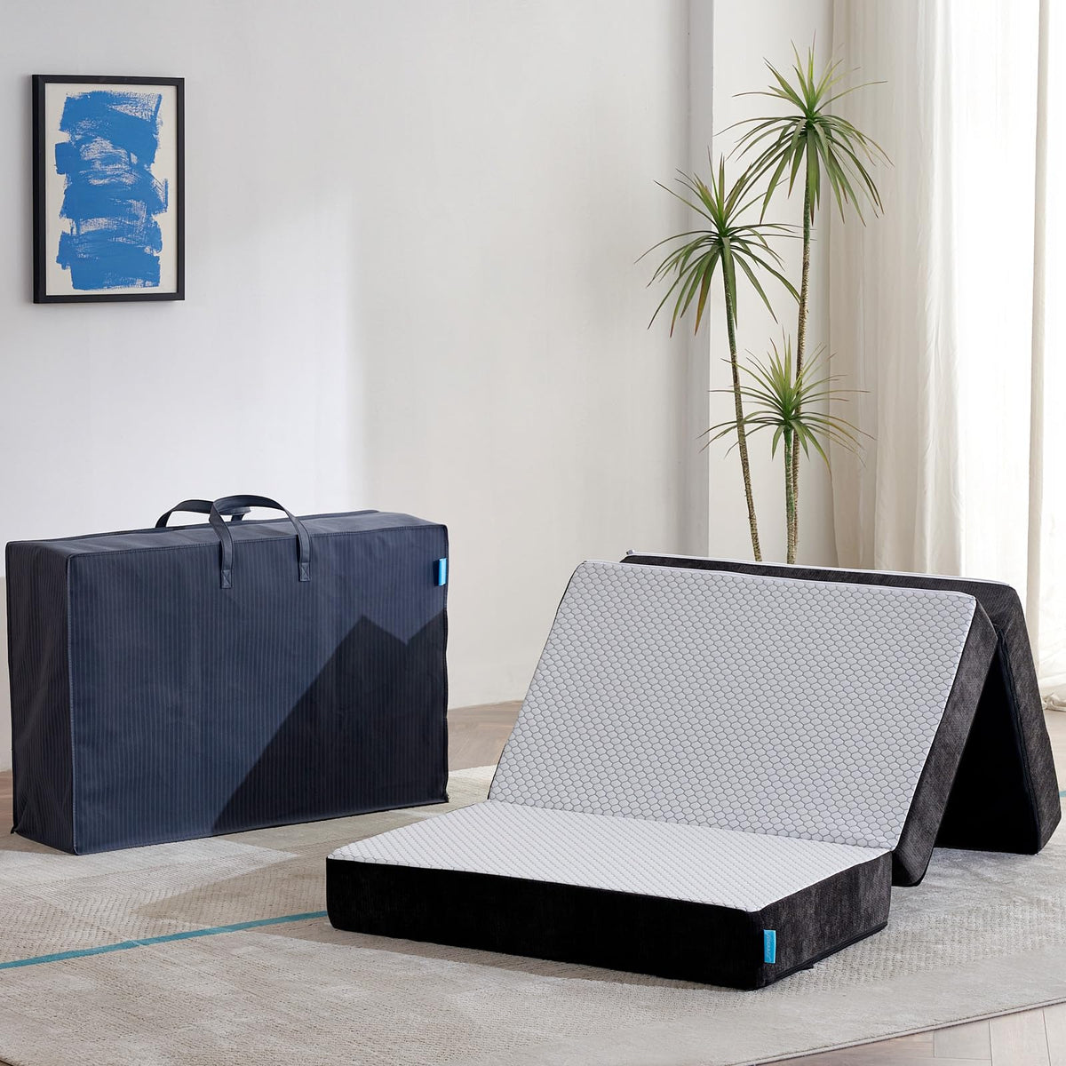 Foldable Mattress Medium Twin Size U856