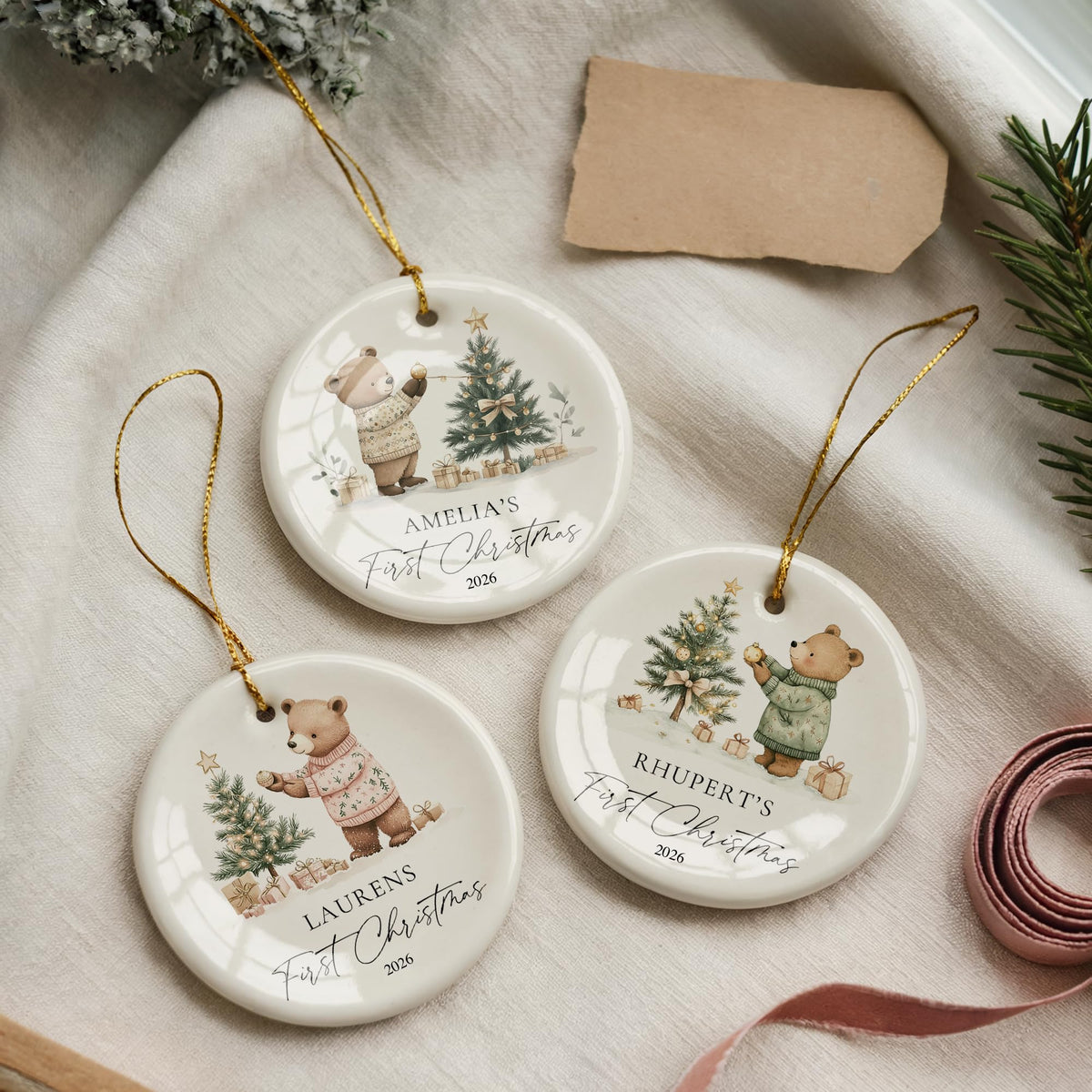 Baby's First Christmas Ornament 2026 Q22083
