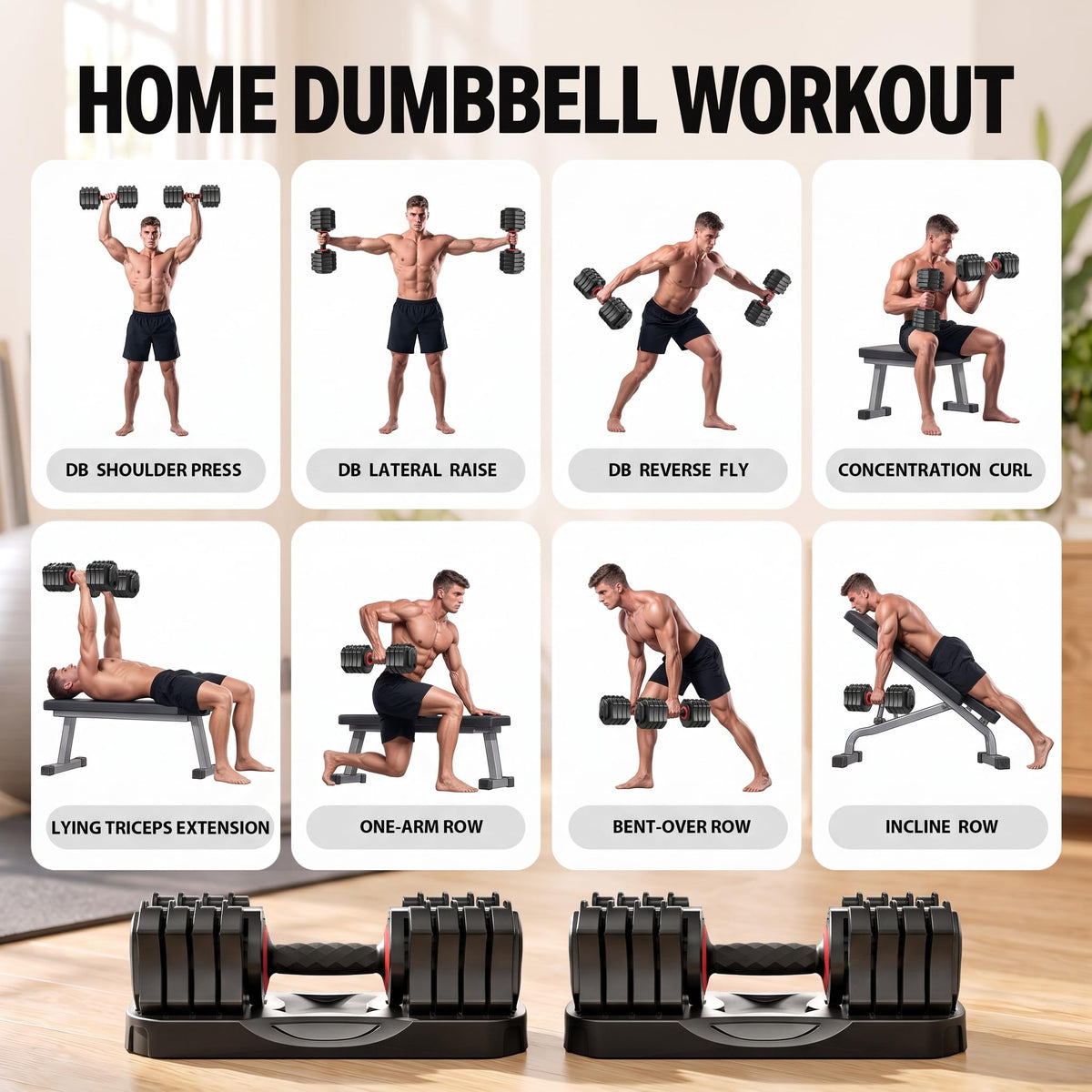 25 lb Adjustable Dumbbell Set N2363