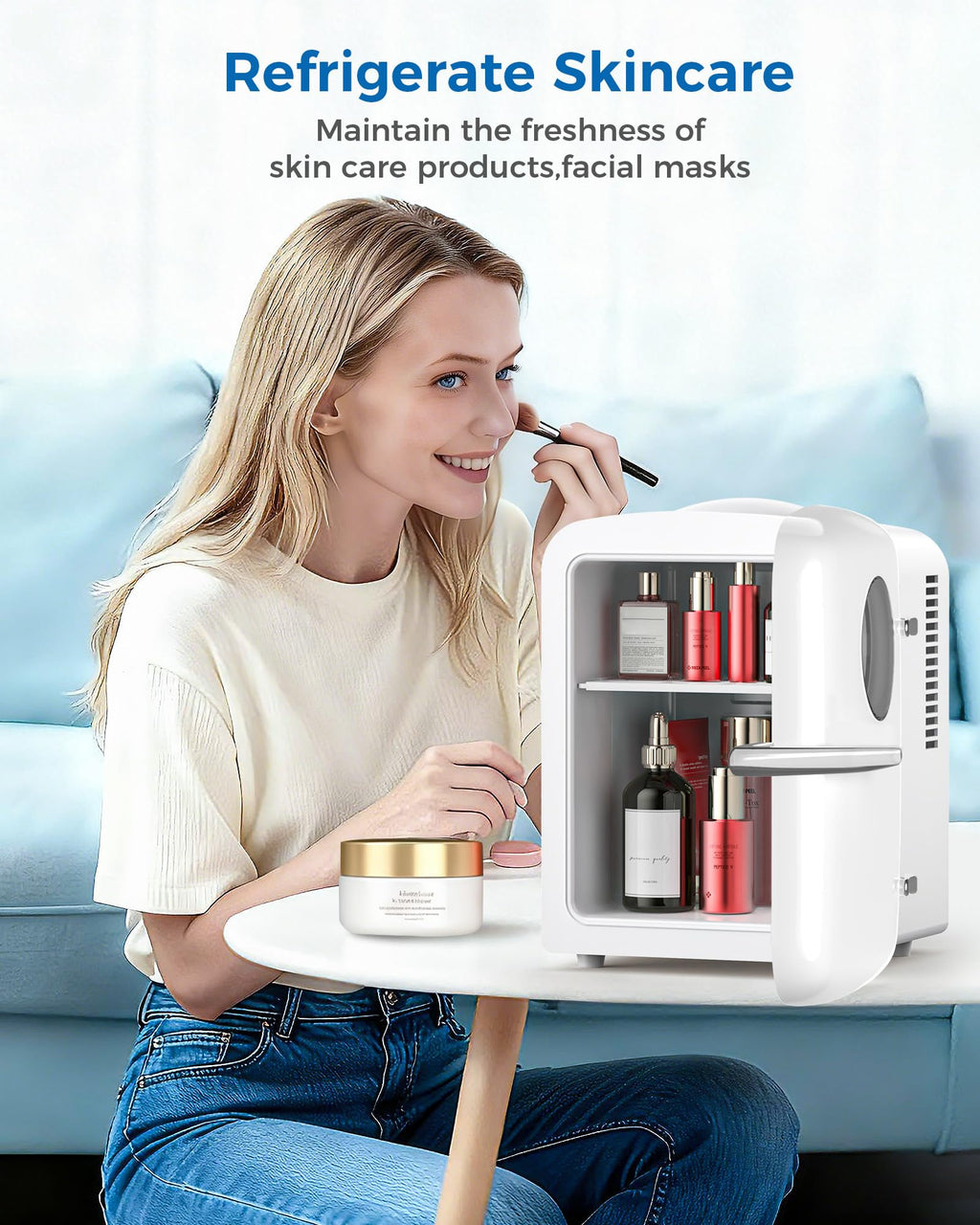 White Mini Fridge T20935