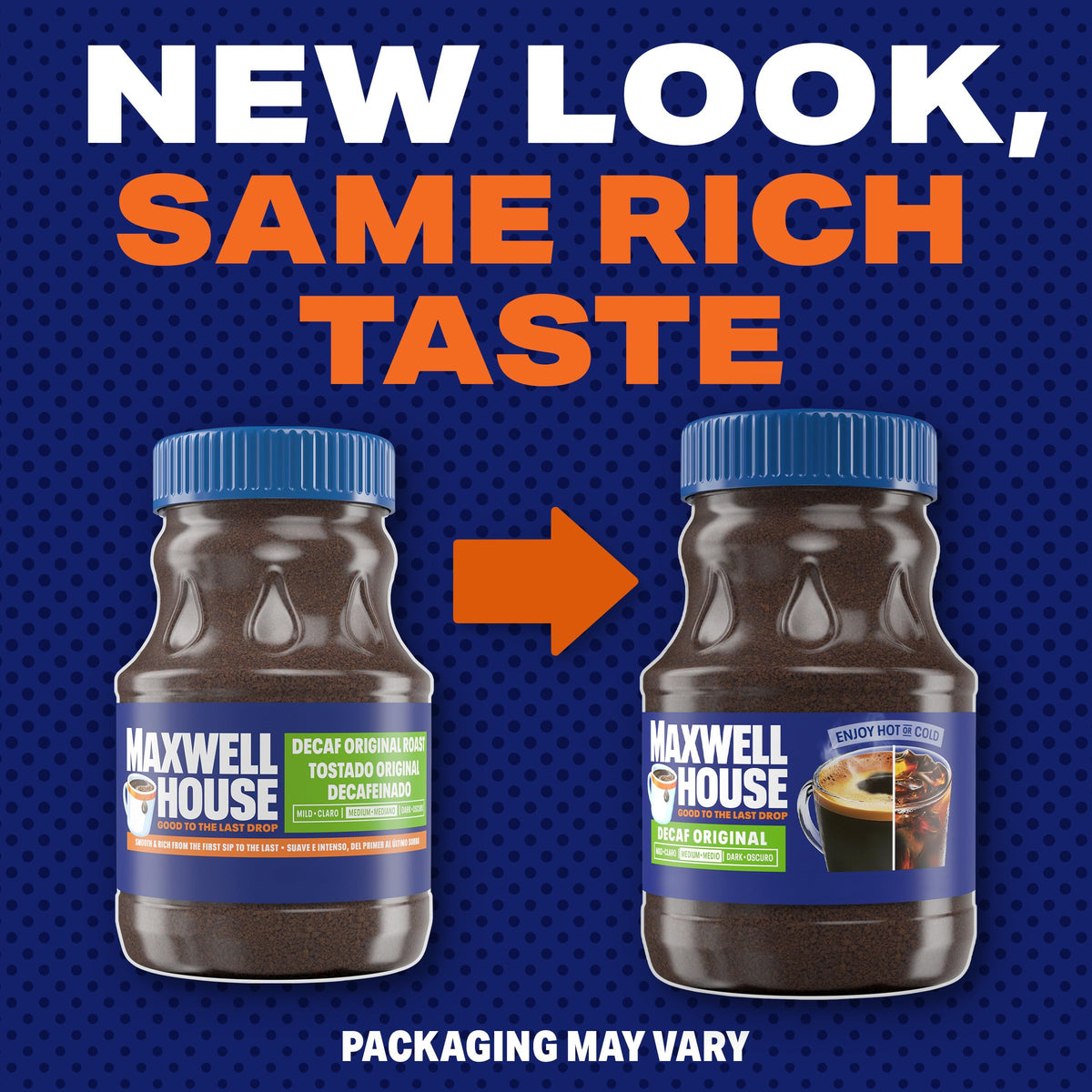 Instant Coffee, Original Roast Decaffeinated, 8 oz Jar R7157