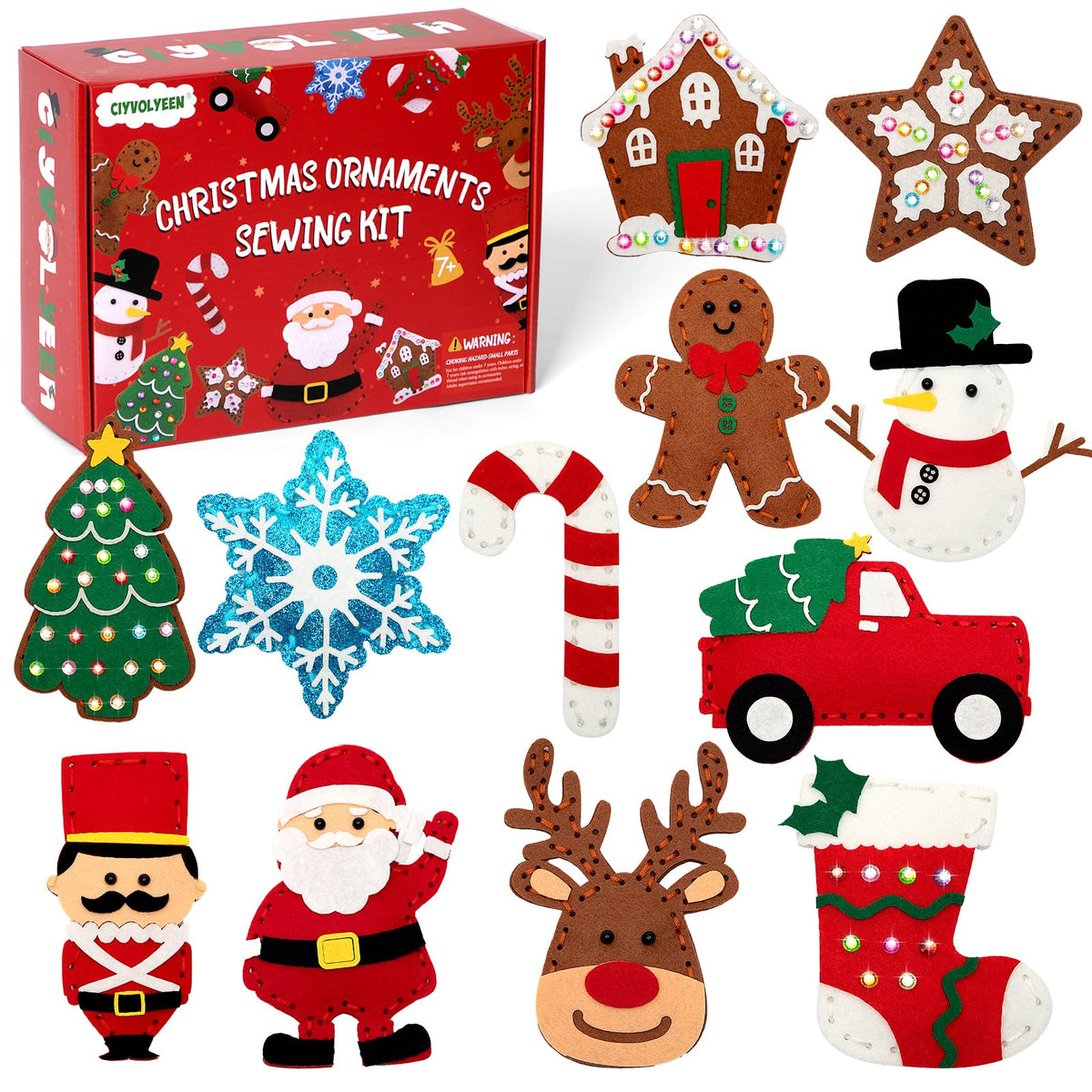 Christmas Sewing Kit for Kids P384