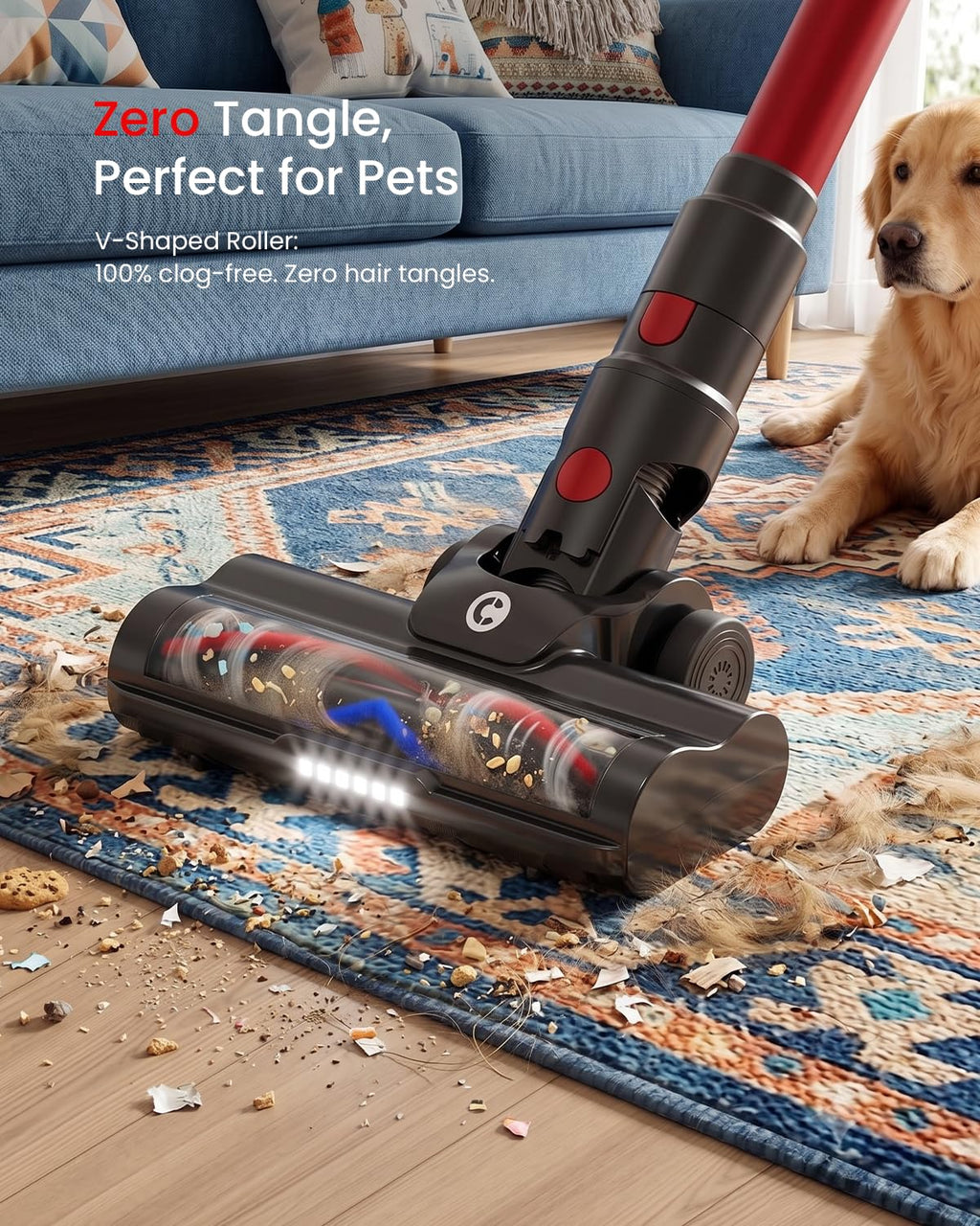 Lightweight Cordless Stick Vacuum Cleaner 45kPa 6 in 1 S915544