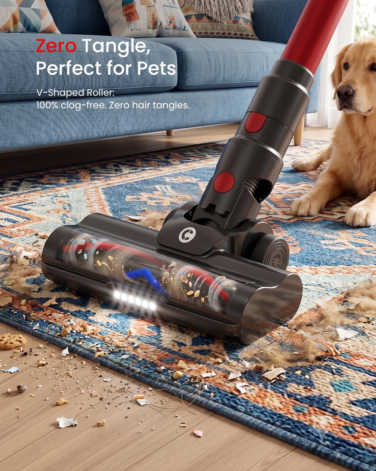 Lightweight Cordless Stick Vacuum Cleaner 45kPa 6 in 1 S915544