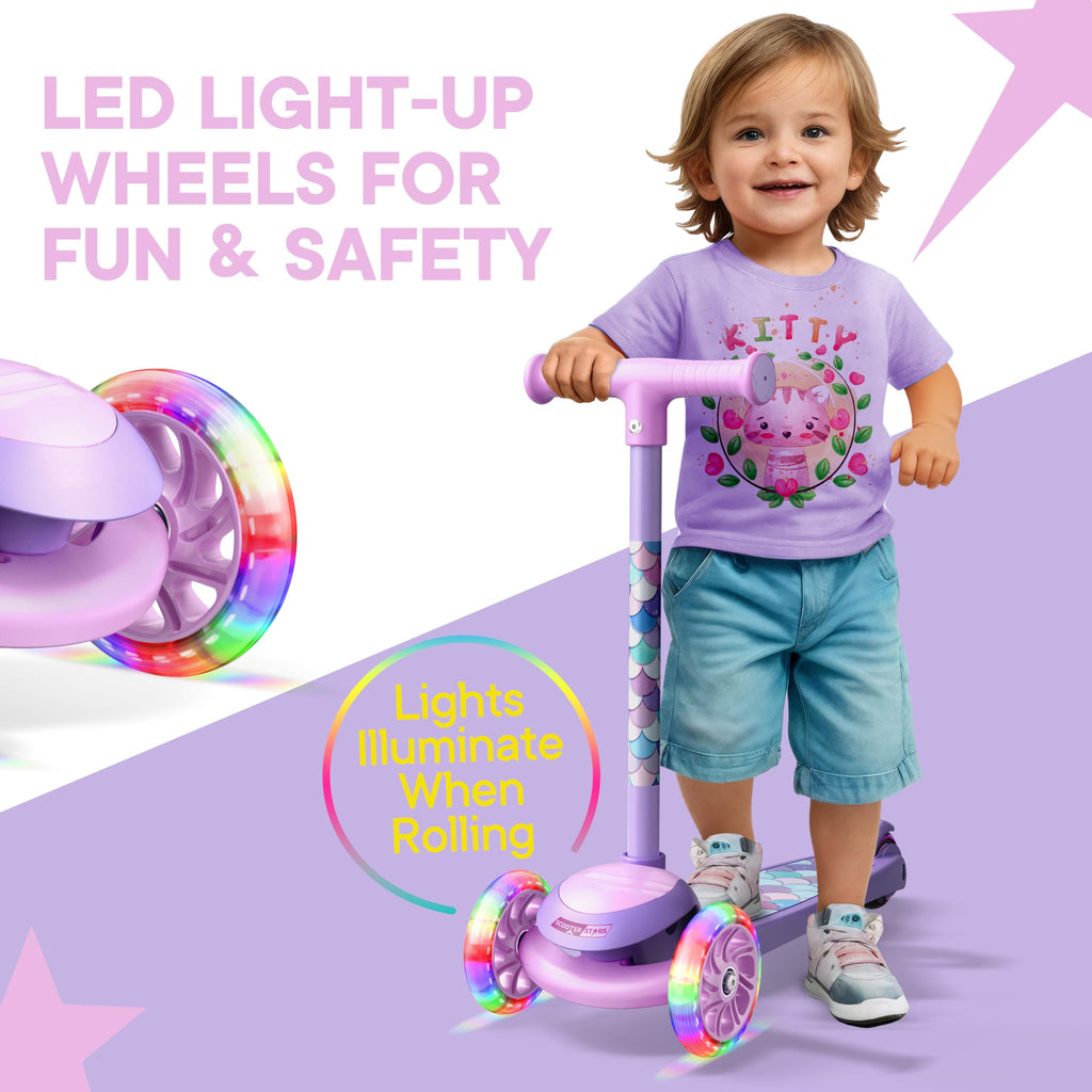 3 Wheel Light Up LED Scooter for Kids L7371